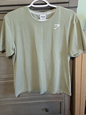 Gymshark Sage Green Crew Neck Tee